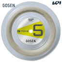 【全品10%OFFクーポン】GOSEN（ゴーセン）「G-TONE 5(ジートーンファイブ)100mロール BS0651」バドミントンストリング