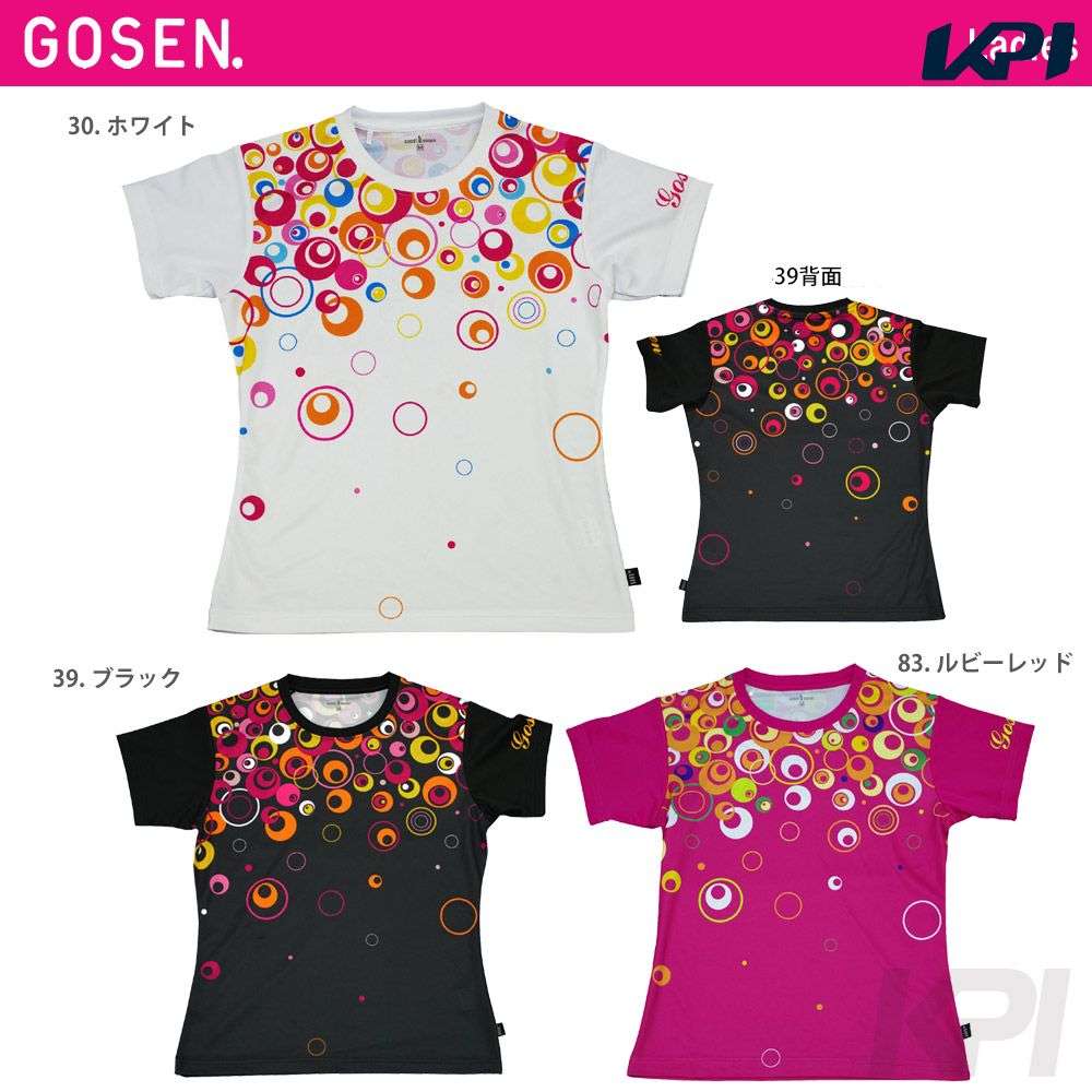 GOSEN（ゴーセン）「2015年春企画Tシャツ「レディース」 J15P03」「SSウェア」『即日出荷』