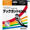 【全品10％OFFクーポン▼】「■5張セット」GOSEN（ゴーセン）「テックガット5300」ss603ソフトテニスストリング（ガット）【KPI】 その1