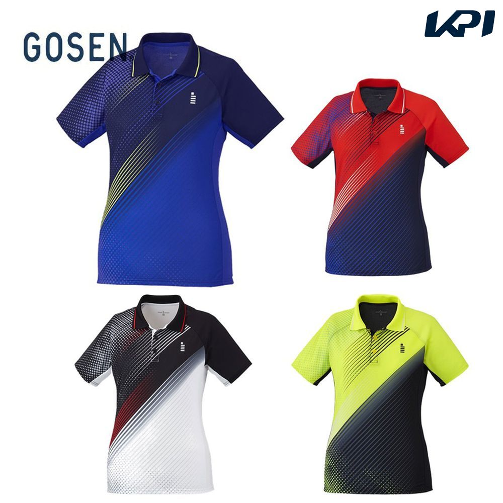 【全品10％OFFクーポン 】ゴーセン GOSEN テニスウェア レディース ゲームシャツ T1941 2019FW