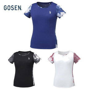 【全品10％OFFクーポン▼】ゴーセン GOSEN テニスウェア レディース ゲームシャツ T1963 2019FW