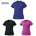 【全品10％OFFクーポン▼】ゴーセン GOSEN テニスウェア レディース ゲームシャツ T1965 2019FW