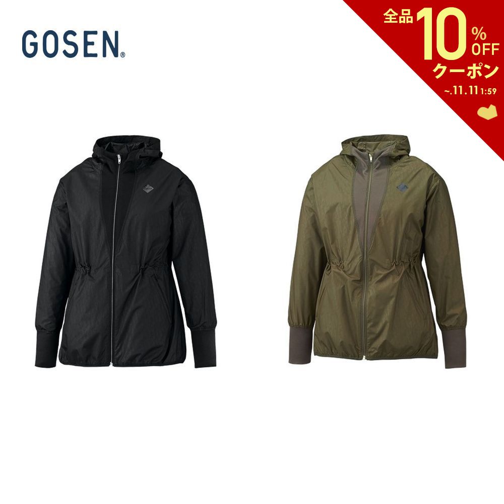 【全品10％OFFクーポン▼】ゴーセン GOSEN テニスウェア レディース ウィンドジャケット Y1965 2019FW