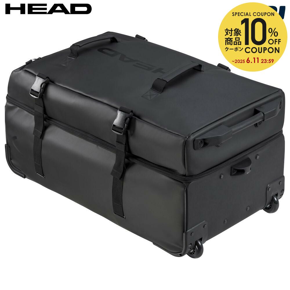 【全品10％OFFクーポン 】ヘッド HEAD テニスバッグ・ケース Tour Travel Bag 110L BK ツアー トラベルバッグ 260724