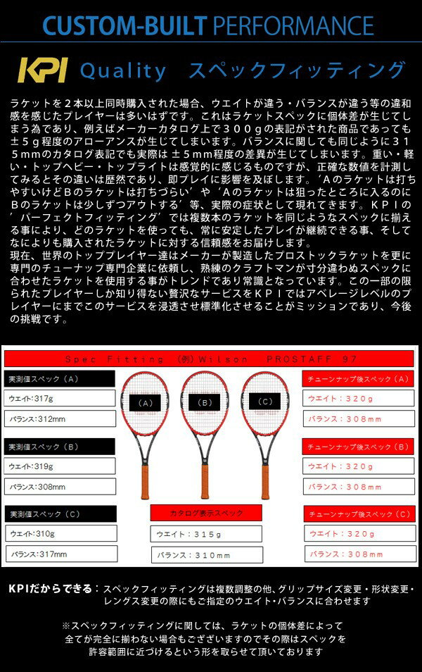 ケーピーアイ KPI テニスその他 PROJECT TUNE カスタムラケット PROJECT-TUNE