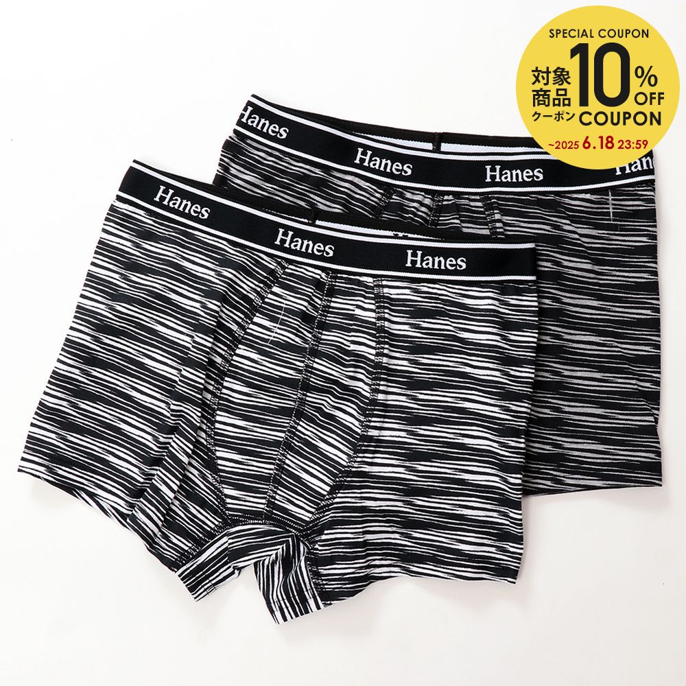 Hanes 奢륦  1P BOXER BRIEF (ZEBRA) ܥ֥꡼ HM6EQ201 2020FW
