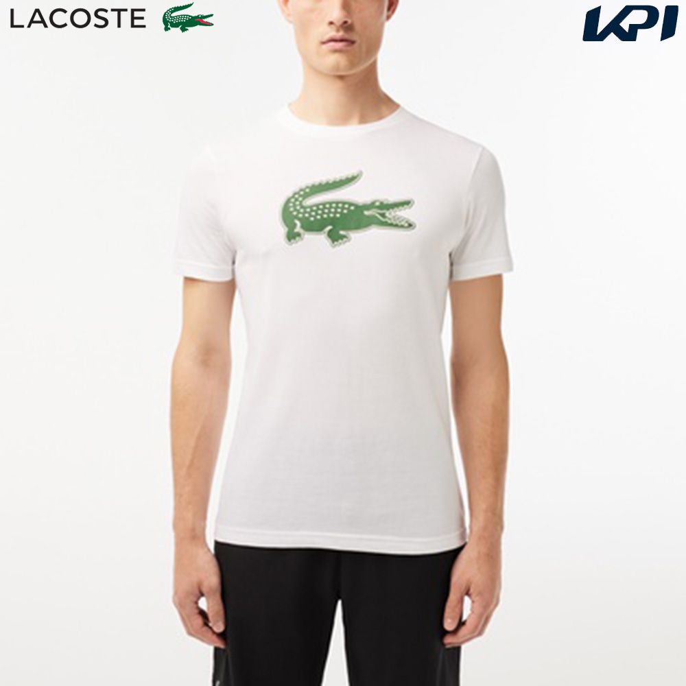 「あす楽対応」ラコステ LACOSTE テニスウェア メンズ コットンブレンドウルトラドライロゴプリントTシャツ TH2042-9…