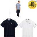 【10%OFFクーポン対象】ルコック le coq sportif フィットネスウェア メンズ ヘランカカノコポロシャツ LT5SHS40M 2025SS