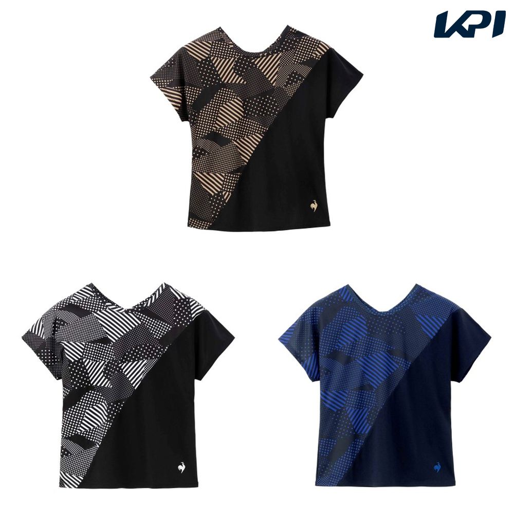 ルコック le coq sportif テニスウェア レディース 2wayゲームシャツ LN4FHT20L 2024FW