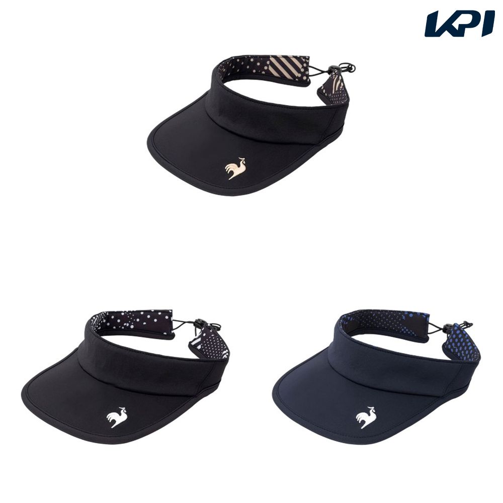 ルコック le coq sportif テニスキャップ・バイザー レディース リバーシブルサンバイザー QTCYJC50