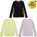 ルコック le coq sportif テニスウェア レディース Aile forme グラフィック長袖ゲームシャツ LN5SLT10L 2025SS