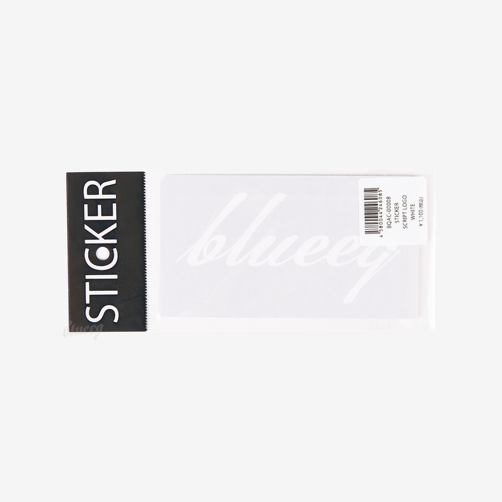 『即日出荷』blueeq ブルイク テニスアクセサリー ステッカー(スクリプトロゴ) BQAC-00008