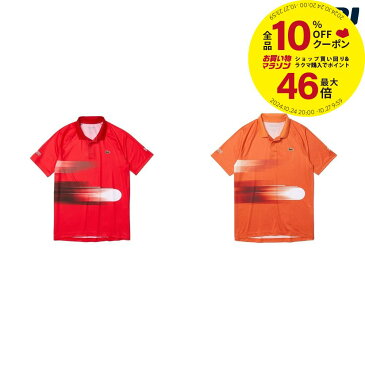 【全品10%OFFクーポン▼〜9/5】【365日出荷】「あす楽対応」ラコステ LACOSTE テニスウェア メンズ 「ノバク・ジョコビッチ」テニスボールグラフィックウルトラドライポロシャツ DH0853L 2022SS 『即日出荷』