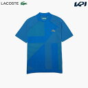 【全品10％OFFクーポン 】 あす楽対応 ラコステ LACOSTE テニスウェア メンズ メドベージェフ アシンメトリーシームレスポロシャツ DH9255L-PTH 2022FW 即日出荷 