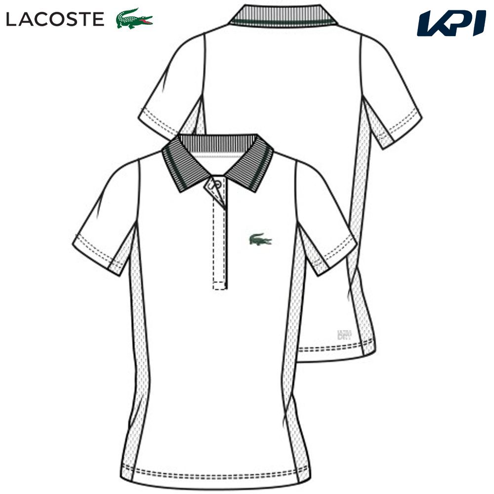 【全品10％OFFクーポン▼】【365日出荷】「あす楽対応」ラコステ LACOSTE テニスウェア レディース ポロシャツ PF9287L-PB4 2022FW『即日出荷』