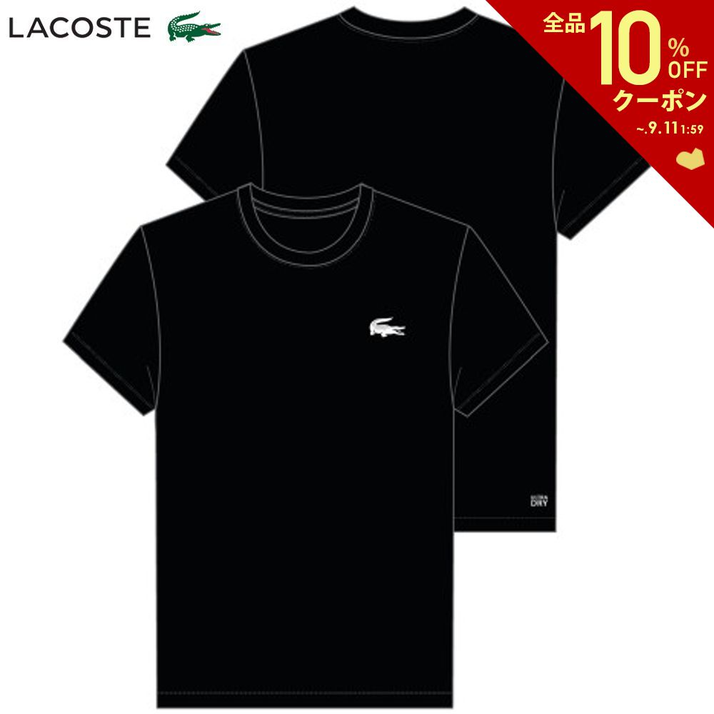 【全品10％OFFクーポン 】【365日出荷】 あす楽対応 ラコステ LACOSTE テニスウェア レディース Tシャツ/カットソー TF9246L-031 2022FW 即日出荷 