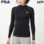 【全品10％OFFクーポン▼】フィラ FILA フィットネスウェア レディース DRY長袖ハイネックインナー 445406A 2023FW