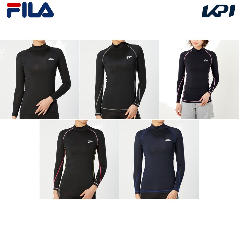 フィラ FILA フィットネスウェア レディース DRY長袖ハイネックインナー 445406K 2023FW