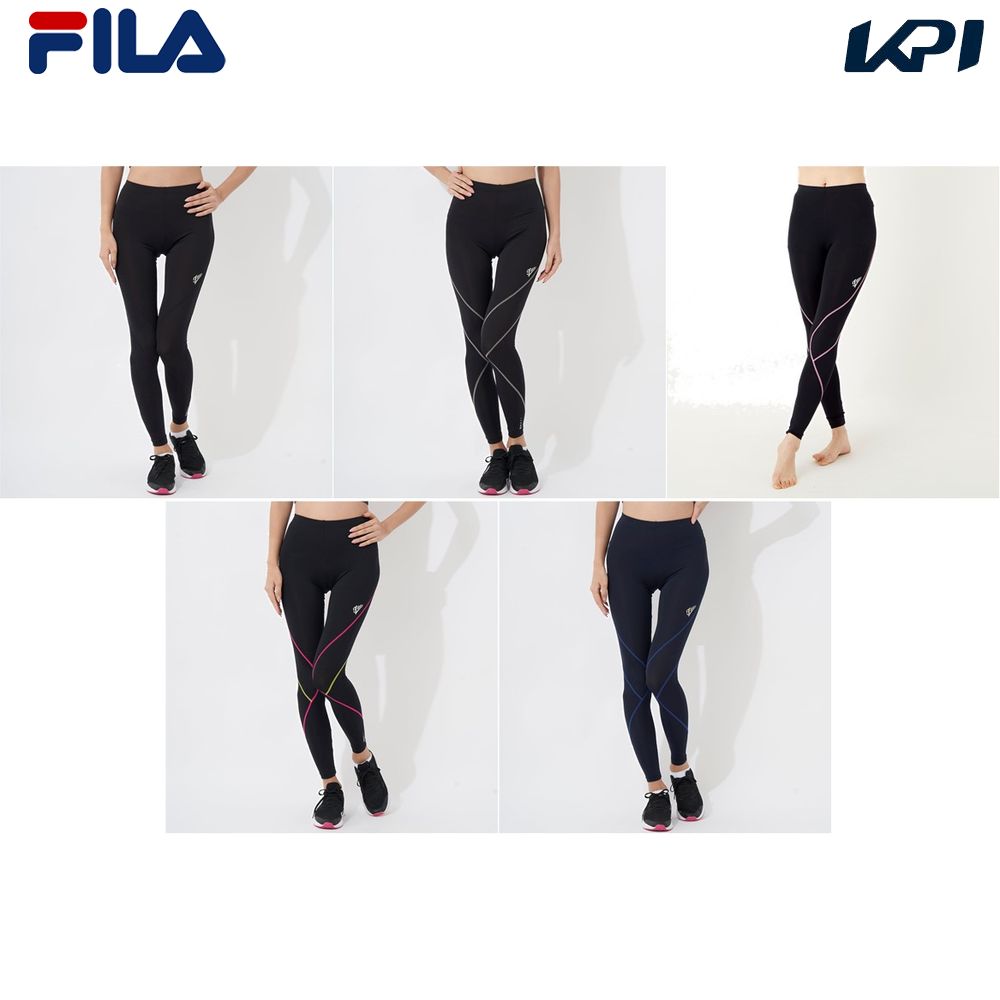 フィラ トップス レディース 【全品10％OFFクーポン▼】フィラ FILA フィットネスウェア レディース DRYロングインナー 445407K 2023FW