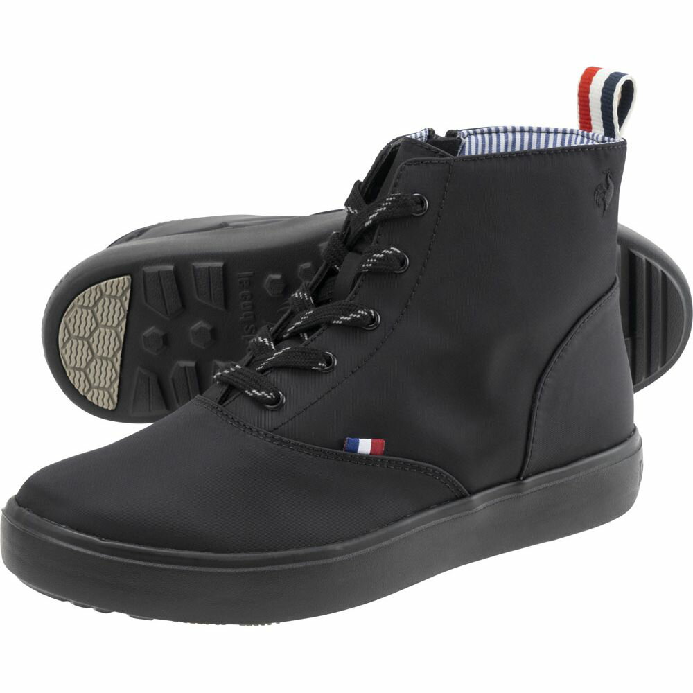 【全品10%OFFクーポン▼〜4/16】ルコック le coq sportif カジュアルシューズ レディース レインブーツ LCS テルナ III MID R QL3VJD30BKのサムネイル