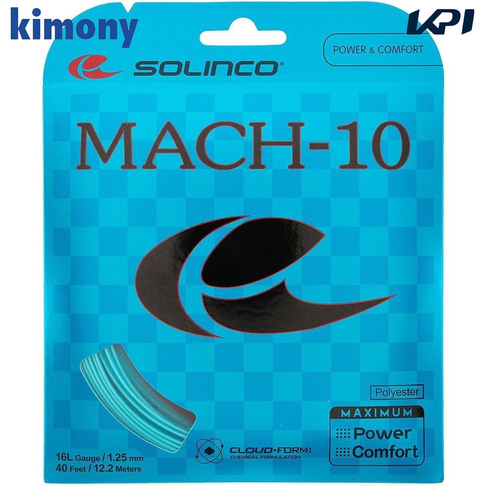 『即日出荷』ソリンコ SOLINCO テニスガット・ストリング MACH-10 マッハ10 単張 KSC790