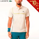 【全品10％OFFクーポン▼】「あす楽対応」ラコステ LACOSTE テニスウェア メンズ アシンメトリーウルトラドライポロシャツ DH7362-99-AVX 2024SS 『即日出荷』