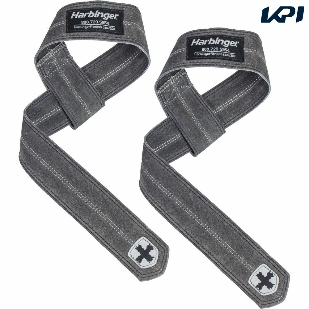 ハービンジャー Harbinger 健康・ボディケアその他 ユニセックス ヘビーリフティング用 リアルレザー リフティングストラップ 361781