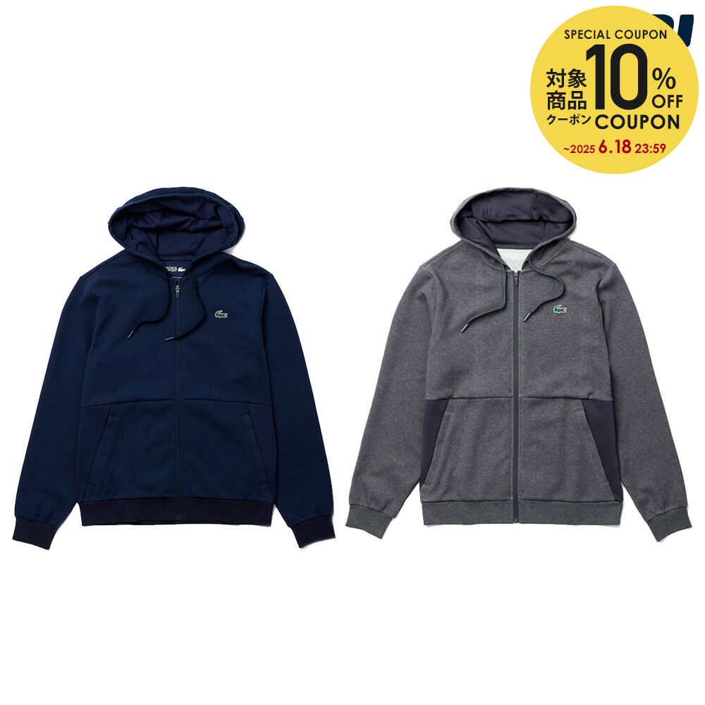 【全品10％OFFクーポン▼】ラコステ LACOSTE テニスウェア メンズ スウェットシャツ Sweatshirts SH9676L 2021SS