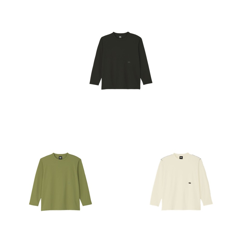ブラック(K) Oグリーン(OG) ホワイト(W) メーカー希望小売価格はメーカーカタログに基づいて掲載しています。 商品説明 ●素材：13823T（ポリエステル100％）：サイズ：S・M・L・3L・XL カンタベリー CANTERBURY ラグビー ウェア ラグビーウェア L/S SQ MESH TEE 新製品