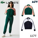 【全品10％OFFクーポン▼】「あす楽対応」ラコステ LACOSTE テニスウェア レディース PLAYERS ブルゾン ボーダーテーピングテニスパフォーマンスジャケット BF6982L 2021FW 『即日出荷』