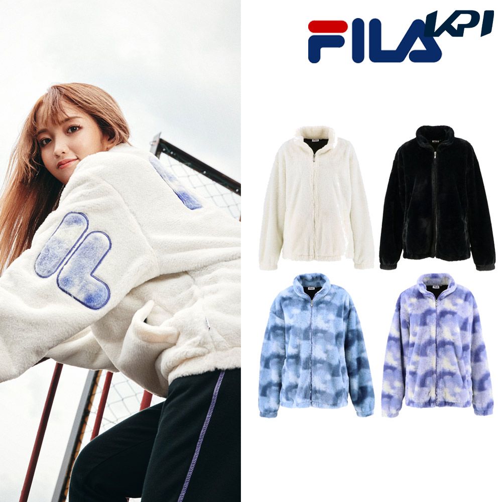 【全品10％OFFクーポン▼】「あす楽対応」フィラ FILA カジュアルウェア レディース フェイクファー スタンドジャケッ…