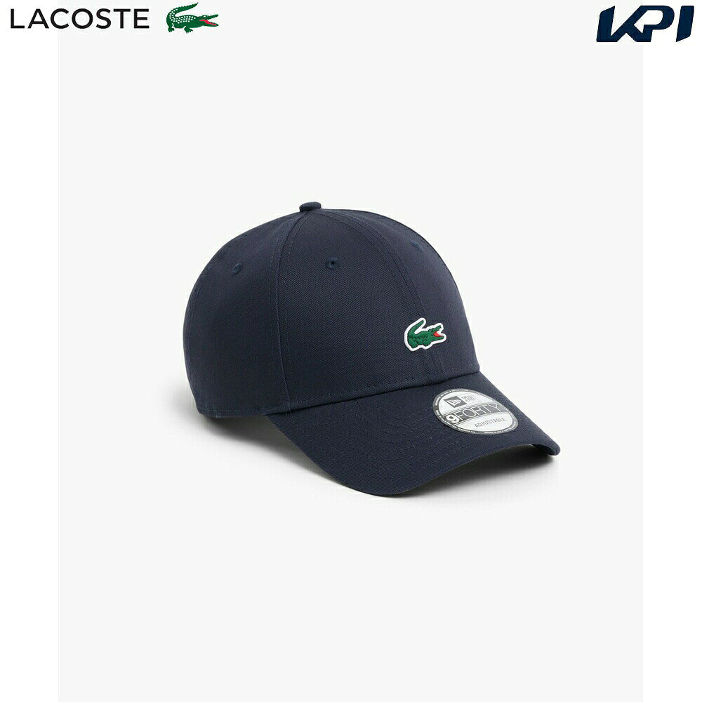 ラコステ LACOSTE テニスキャップ・バイザー メンズ ラコステ×ニューエラ 9FORTY ワニロゴワンポイントキャップ RK7305-99-166 2026FW『即日出荷』
