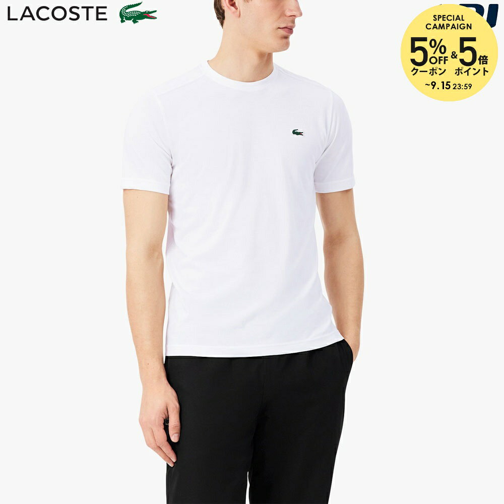 【エントリーで抽選▲最大10万ポイント】ラコステ LACOSTE テニスウェア メンズ 半袖Tシャツ TH7618-99-001 2023FW『即日出荷』