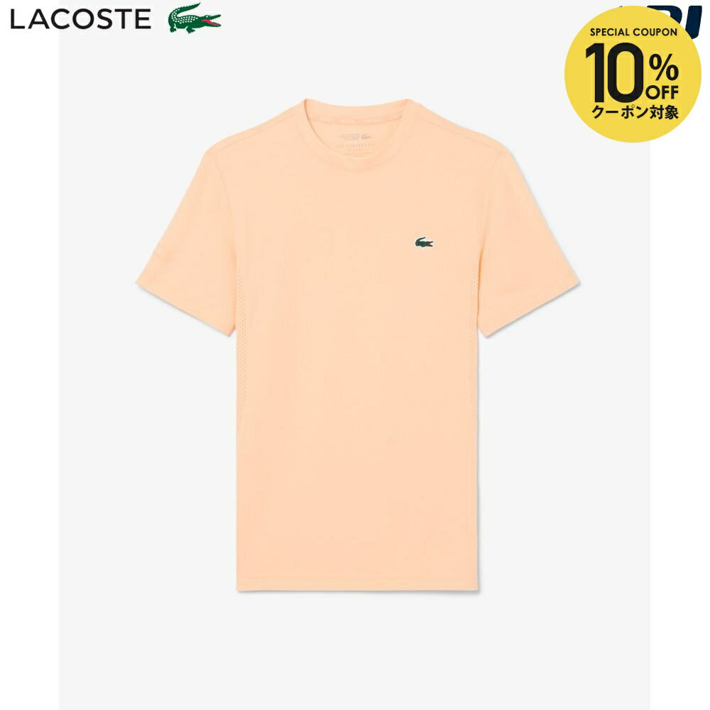 【全品10％OFFクーポン〜3/15】『即日出荷』ラコステ LACOSTE テニスウェア メンズ 『ノバク・ジョコビッチ』サイドメッシュウルトラドライTシャツ TH9973-99-BIG 2026SS
