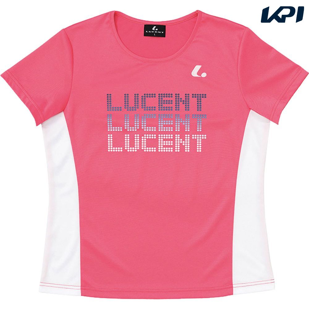 【10％OFFクーポン対象】ルーセント LUCENT テニスウェア レディース Tシャツ ピンク XLH2331