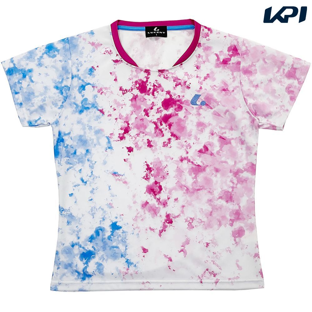 Ladies Wear - 【10％OFFクーポン対象】ルーセント LUCENT テニスウェア レディース ゲームシャツ(襟ナシ) XLH2601 2019SS