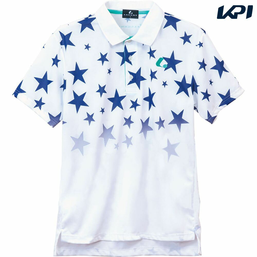 Tennis - 【10％OFFクーポン対象】ルーセント LUCENT テニスウェア ユニセックス ゲームシャツ ネイビー XLP8296