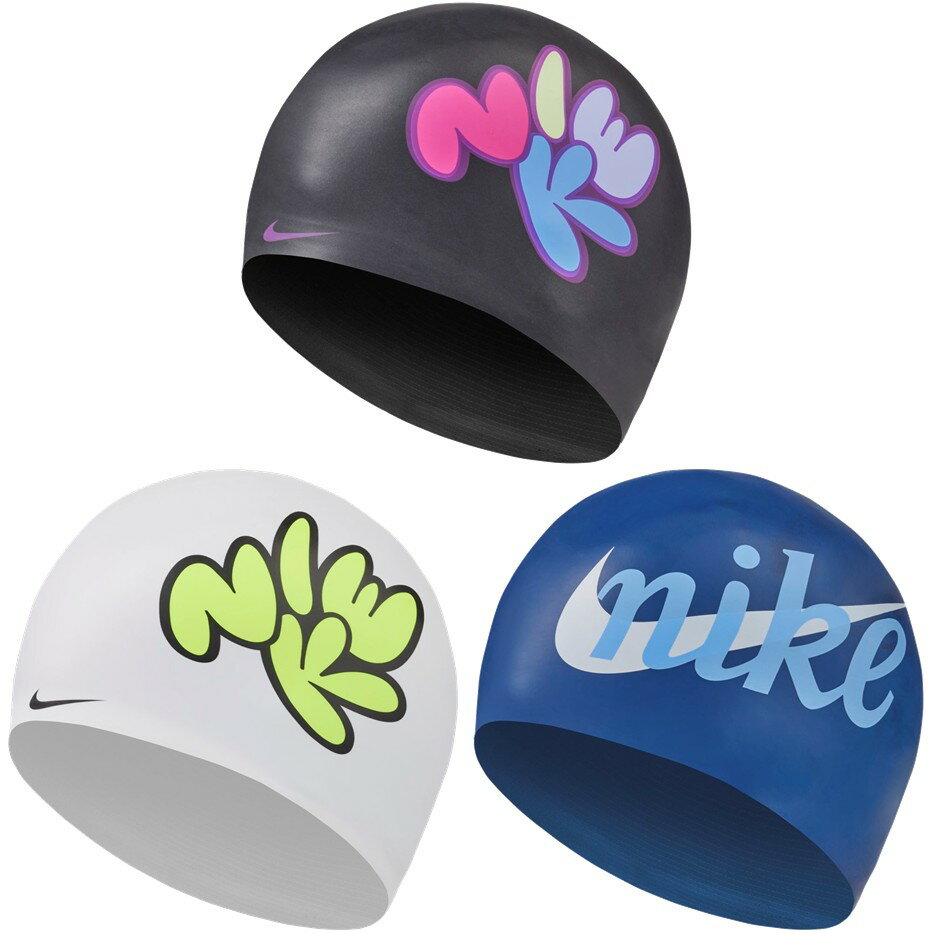 Swimming Caps - ナイキ NIKE 水泳キャップ・バイザー SS25　グラフィックシリコーンキャップ NESSF123