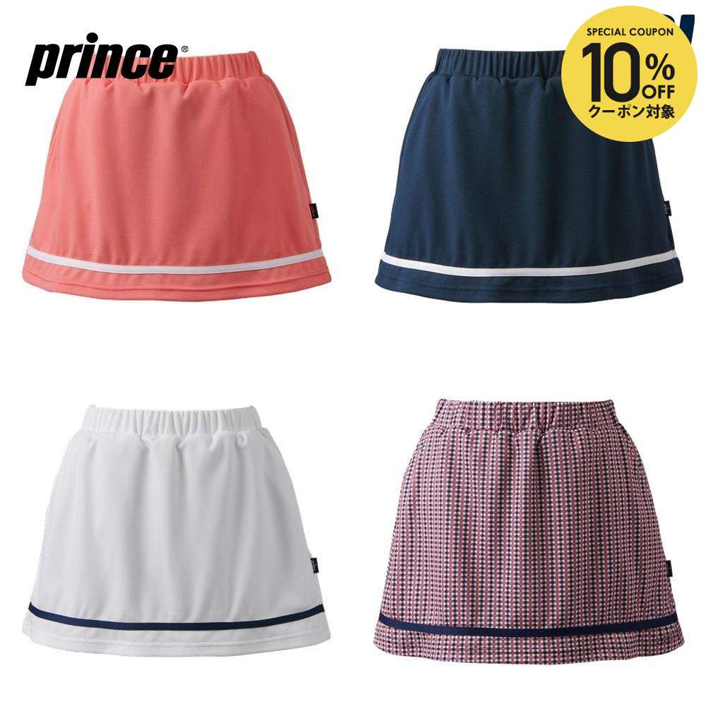【10％OFFクーポン対象】プリンス Prince バドミントンウェア レディース スパッツ付スコート TML322T TEAM WEAR チームウェア ベストセラー