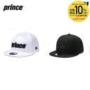 【10%OFFクーポン対象】プリンス×ニューエラ Prince X NEW ERA テニスアクセサリー ユニセックス ニューエラ プリンスロゴフラットキャップ ...