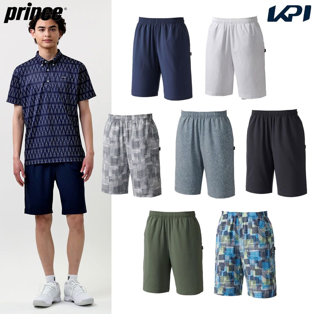 【10%OFFクーポン対象】プリンス Prince テニスウェア ユニセックス ストレッチハーフパンツ MF4210 2024FW