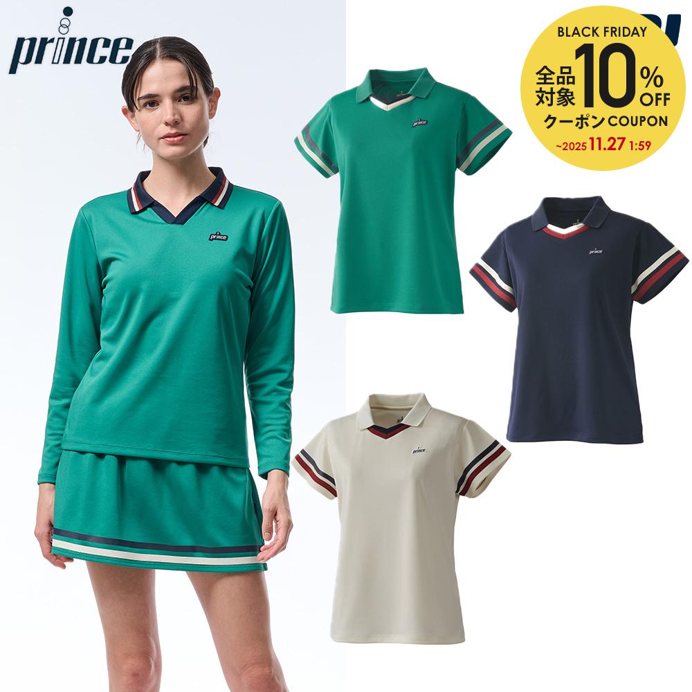 プリンス Prince テニスウェア レディース ポロシャツ WF5079 2025FW