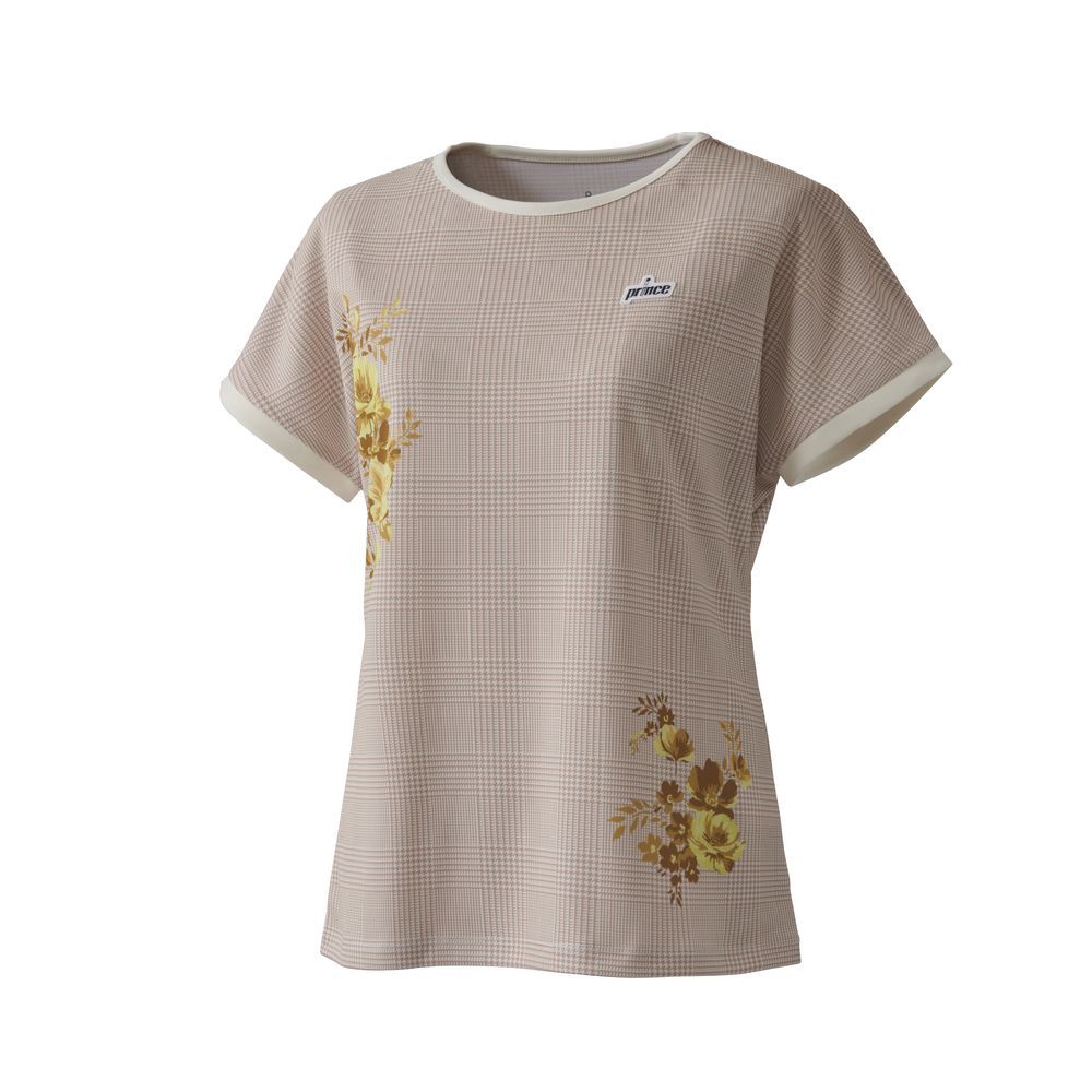 Prince テニスウェア　ベージュ花柄　ゲームシャツL スコートM 上下セット 楽天市場】プリンス（カラーベージュ）（テニス｜スポーツ