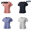 【全品10%OFFクーポン】プリンス Prince テニスウェア レディース ゲームシャツ WF5091 2025FW