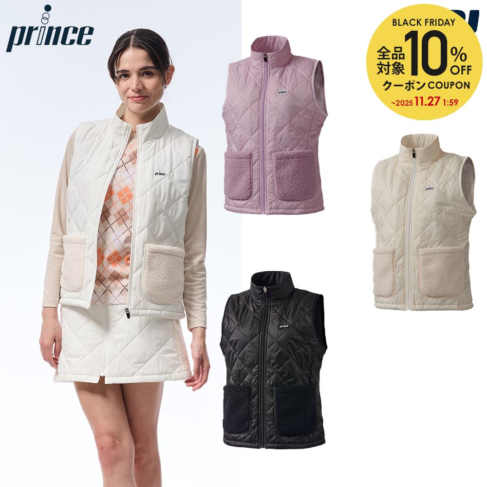 プリンス Prince テニスウェア レディース ハイブリッドベスト 中綿 WF5851 2025FW