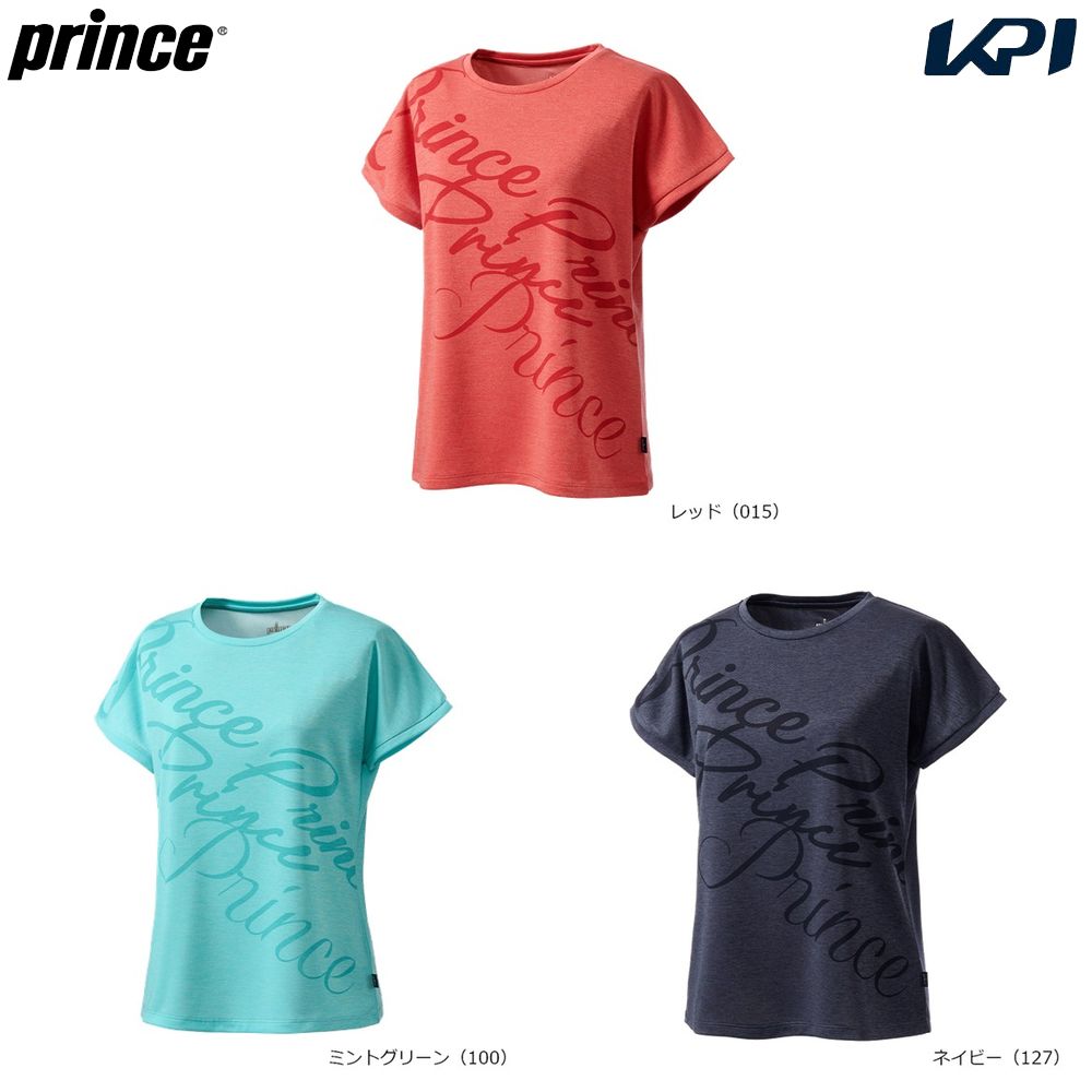 プリンス Prince テニスウェア レディース Tシャツ WS6059 2026SS 1月下旬発売予定※予約