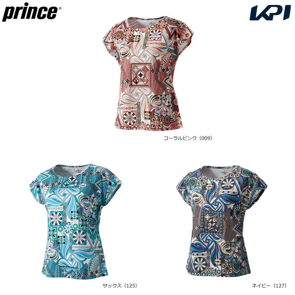 【最大10％OFFまとめ買いクーポン】プリンス Prince テニスウェア レディース ゲームシャツ WS6076 2026SS 3月下旬発売予定※予約