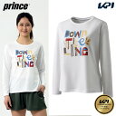 レディースウエア 【全品10％OFFクーポン▼】「あす楽対応」【別注数量限定】プリンス Prince テニスウェア レディース ロングスリーブシャツ KPI限定コラボモデル WF3084K 2023FW『即日出荷』