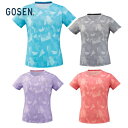 【全品10％OFFクーポン▼】ゴーセン GOSEN テニスウェア レディース ゲームシャツ T1923 2019SS