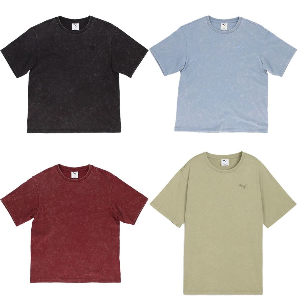 PUMABlack(01) CoolBlue(34) RubyShimmer(96) LuxArmy(82) メーカー希望小売価格はメーカーカタログに基づいて掲載しています。 ESS エレベーテッドコレクションは、カジュアルでありながら洗練された印象を与える、日常に寄り添うスタイルを提案します。スポーツにインスパイアされたディテールと、身体に自然に馴染むリラックスフィットが、エフォートレスな着こなしを実現。柔らかなシングルジャージー素材を使用し、肌触りも快適です。襟元は定番のクルーネック、袖は半袖、丈はレギュラー丈と、どんなシーンにもマッチするベーシックなデザイン。ゆったりとしたシルエットで動きやすく、リラックスした着心地を楽しめます。この商品はインポートサイズです。 商品説明 素材・材質：本体/コットン100%、リブ/コットン71%ポリエステル29%原産国：中国特徴：・リサイクル素材使用/より良い未来への一歩として、20%以上のリサイクルコットン素材を使用しています。：詳細:フィット/ゆったりとしたシルエットで快適な着心地のリラックスフィット、本体/シングルジャージー、襟/クルーネック、半袖、丈/レギュラー丈 プーマ PUMA マルチSP ウェア マルチSPウェア ESS ELEVATED リラックスド ウォッシュ Tシャツ 2025FW